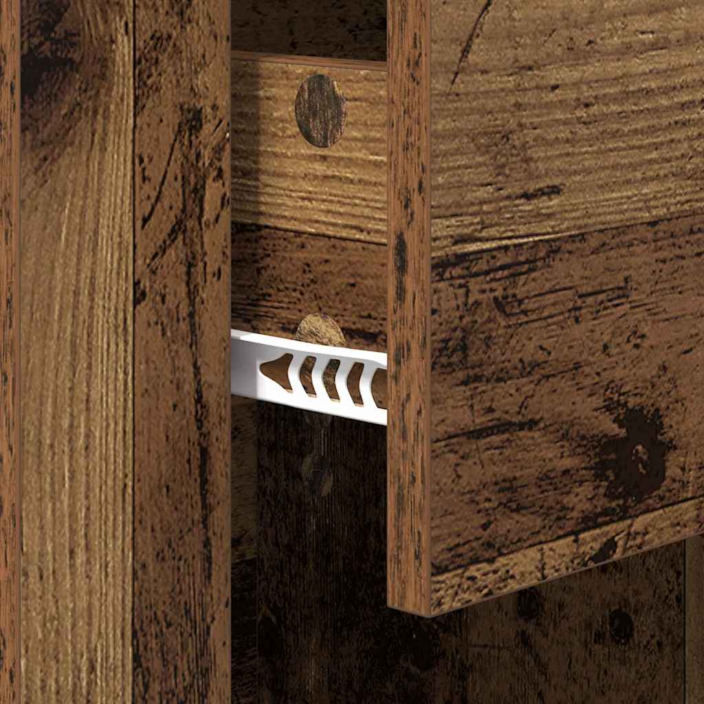 Bedside Cabinet Old wood 50 x 36 x 60 cm Engineered wood